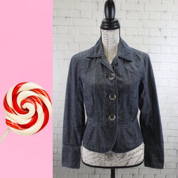 AMX Lightweight Denim Jacket Size Small - Picture 6 of 8